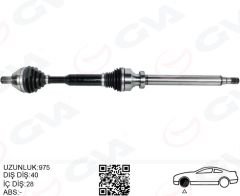 ÖN AKS KOMPLE SAG VOLVO XC60 1 10>15 D3-D4-T5-T6 XC60 2 15> D4 OTOMATİK ŞANZIMAN 8 VİTES