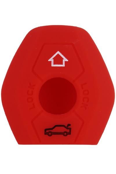 KONTAK ANAHTAR KUMANDA KORUYUCU KILIF SİLİKON KIRMIZI BMW E46-E39-E63-E60-E36-E81 X5-6 SERISI-Z3-Z4