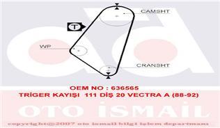 TRİGER KAYIŞI 111x200 111 DİŞ 20 VECTRA A 88-92 GD111H9.5P200 CT720