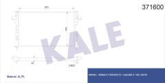 RADYATÖR ESPACE 4-LAGUNA 2 AL/PL/BRZ 670x415x32