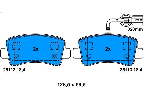 ARKA BALATA MASTER 3 -MOVANO 2.3 DCİ-CDTİ 10 TEK TEKER 440601186R-440604591R