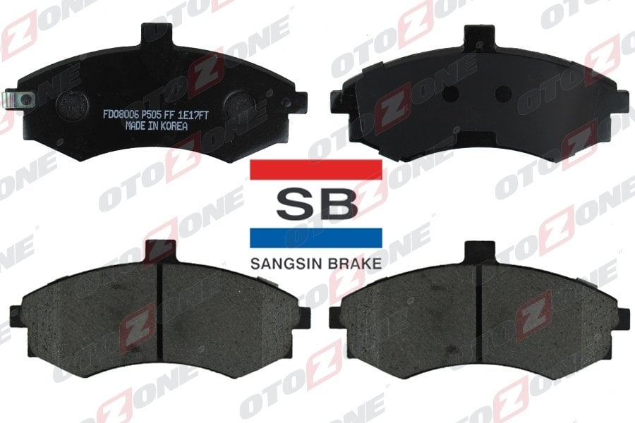 ÖN BALATA FİŞSİZ ELANTRA 1.6-1.8-2.0 CRDI 00 MATRİX 01 GDB3378