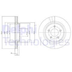 ARKA FREN AYNASI VOLVO S60 10 >13 > S80 2 08 >13 > V60 10 > V70 08 > XC70 07 >13 > 302x5DL