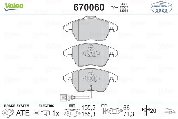 ÖN BALATA GOLF 5 2.0TDİ 08-13 PASSAT 10 SCIROCCO 10 TOURAN 10 AUDI TT 06 AUDI A1 12