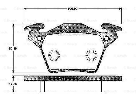 ARKA BALATA MERCEDES VİTO 96-03