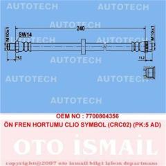ÖN FREN HORTUMU CLIO SYMBOL CRC02 PK:5 AD