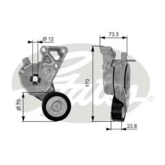 ALTERNATÖR GERGİ RULMANI KÜTÜKLÜ T5-PASSAT-CADDY-GOLF4/5-JETTA-TOLEDO-LEON-IBIZA 1.6-1.8-2.0