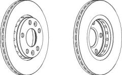 ÖN FREN DİSKİ TAKIM MEGANE 3 FLUENCE