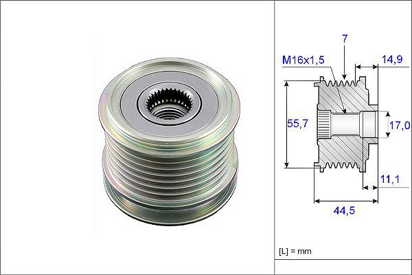 ALTERNATOR KASNAGI MERCEDES W203 S203 CL203 C209 A209 W211 R171