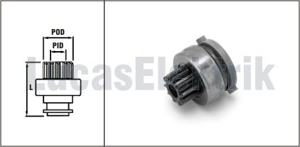 MARS DISLISI MOTOCRAFT TIP 10 DIS FORD FOCUS 15824 / 1006209824