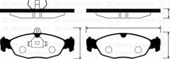 ÖN FREN BALATA OPEL ASTRA F / CORSA A B / VECTRA A / TIGRA 94-00 / COMBO 1.4L 1.6L 1.7L D 92-00
