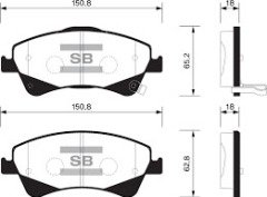 ÖN FREN BALATA TOYOTA AVENSIS 1.6L 1ZR-FAE ZRT270 benzinli 09- / 2.0L 1AZFSE AZT270 benzinli 09- / 2.0L 1CDFTV ADT270 dizel 09- / VERSO 1.6L 1ZRFAE ZGR20 09 -