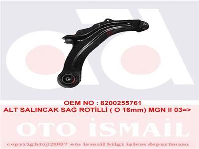 ALT SALINCAK SAĞ MEGANE 2 HB 1.4 16V-1.5 DCI-1.6 16V2.0 16V-03 > 16mm