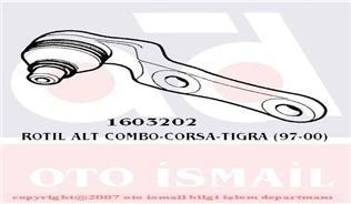 ROTİL ALT CORSA B 93-00 - COMBO 94-01 - TIGRA 94-00