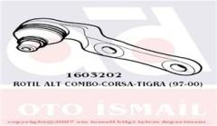 ROTİL ALT CORSA B 93-00 - COMBO 94-01 - TIGRA 94-00