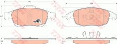 ÖN BALATA C4 PICASSO 1.6 HDI 110hp 06 11 PARTNER 08 11 TEPE-BERLINGO 08 11 5008 09 DS4 DS5