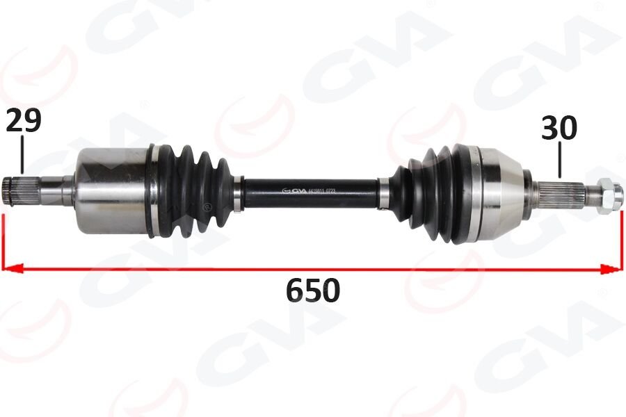 ÖN AKS SOL RENAULT KOLEOS HY 2.0 DCI A-T 08-14