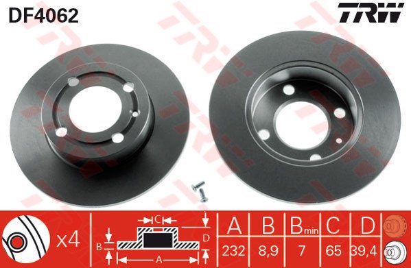 ARKA FREN AYNASI CORDOBA 96/10.02 IBIZA 3 96/2.02 AROSA 00/6.04 POLO 96/01 232x8.8x4DL