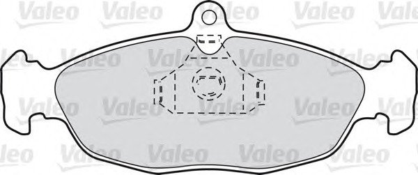 DİSK FREN BALATASI ÖN OPEL Astra F 91-01 1.4. 1.4 i. 1.6 i. 1.7 D. 1.7 TD. 1.8 i ; Corsa A 82-9