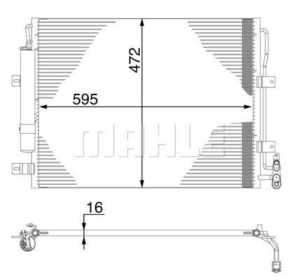 KLIMA RADYATORU 306DT DISCOVERY 4 L319 09 18 RANGE ROVER SPORT 1 L320 09 13