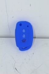 KONTAK ANAHTAR KUMANDA KORUYUCU KILIF SİLİKON 3 TUŞ MAVİ HYUNDAI I20-I30