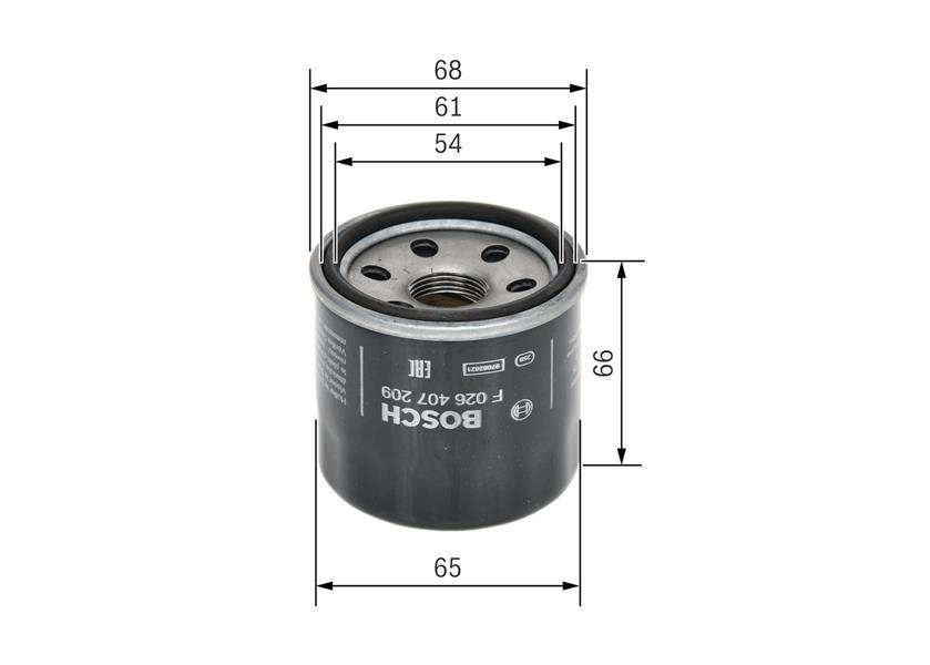 YAĞ FİLTRESİ HONDA CIVIC 12 1.6-1.8