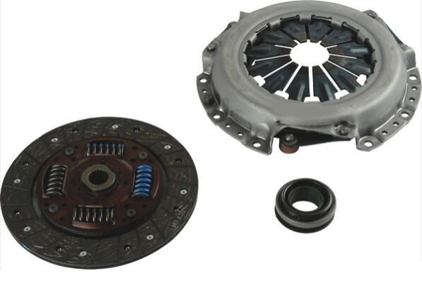 DEBRİYAJ SETİ BASKI DİSK BİLYA HYUNDAI ACCENT. ERA 1.6L benzinli 16V DOHC 06-10 / KIA RIO 1.4L G4E E 05-10 1.6L G4ED benzinli 05-10 - oynar göbekli balata / orjinal tip HDK-175