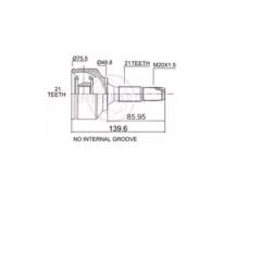 x AKS KAFASI DIŞ C2 1.4 HDI 02 15-1638