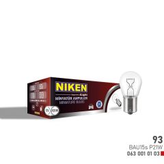 NIKEN 93 AMPUL YAKIN TIR. BAU15s P21W 12V 10LU