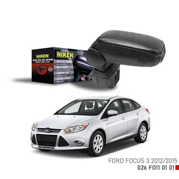 ARACA ÖZEL KOL DAYAMA SİYAH FORD FOCUS 3 12-15