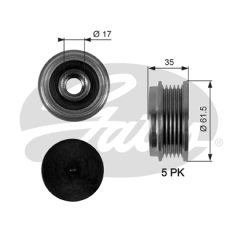 x ALTERNATÖR KASNAĞI RULMANLI PASSAT 1.6-1.8T-2.0 96-00 -A4 1.6-1.8 94-00 -A6 1.8 97-05