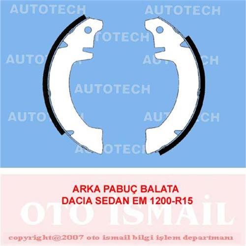 ARKA PABUÇ BALATA DACIA SEDAN EM 1200-R15 180x42