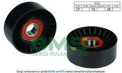 ALTERNATÖR GERGİ RULMANI CRAFTER 2.5 TDI 06 BJK-BJM KANALSIZ 75mm