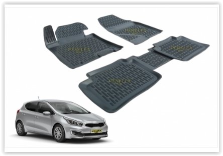 PASPAS 3D X-MAT HAVUZLU KIA CEE D 12 SİYAH