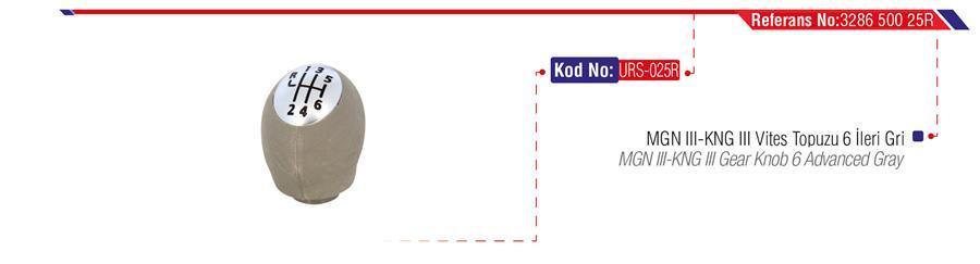 VİTES TOPUZU MEGANE 3- FLUENCE GRİ