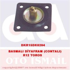 BASMALI DİYAFRAM contalı R12 TOROS-FLASH-LADA
