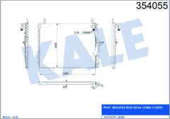 KLIMA RADYATORU MERCEDES W124 S124 A124 C124