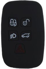 KONTAK ANAHTAR KUMANDA KORUYUCU KILIF SİLİKON 5 TUŞ SİYAH LAND ROVER