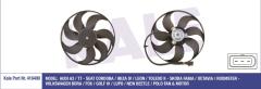 FAN MOTORU DAVLUMBAZLI GOLF 4-BORA 99-01 LEON-OCTAVIA-FABIA 1.6-1.8-1.8T-1.9TDI-2.0 150-80W-345mm