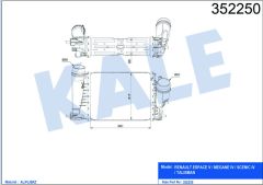 İNTERCOOLER ESPACE 5-MEGANE 4-SCENIC 4-TALISMAN 1.6DCI-1.6TCE 15