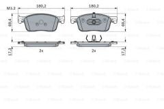 ÖN FREN BALATASI ZAFIRA LIFE 19 VIVARO C 19 JUMPY 3 16 EXPERT 16 TOYOTA PROACE 16 304 mm