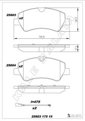 ARKA BALATA FORD TOURNEO CUSTOM-TRANSIT CUSTOM 2.2 TDCI 12 KABLOLU