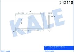 RADYATÖR SUBARU LEGACY 4-OUTBACK AL-PL-BRZ