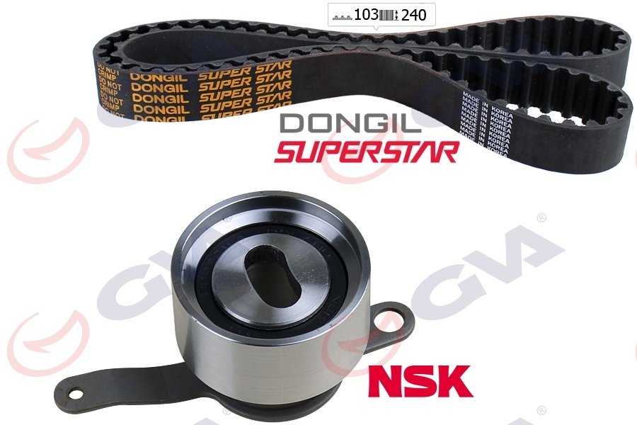 EKSANTRİK GERGİ KİTİ 103x240 CIVIC 4 1.4-1.5i 91-97 -CIVIC 5 1.5 93-95 - VI 1.4i-1.5i K015409XS