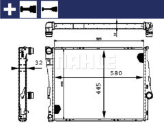 MOTOR SU RADYATORU BMW M43 M52 E46 Z4 E85 MANUEL SANZIMAN
