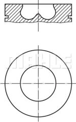PISTON SEGMAN STD. 84.00mm BMW N47 D20 E82 E87 F10 F20 F22 E90 E92 E93 F30 F34 F33 F32 F36 E60 E83 E84 F25 F15