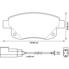 ARKA BALATA FİŞLİ TRANSİT V347 2.2 2.4 3.2 TDCI 07/06 11