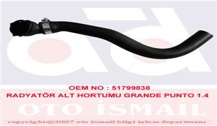 RADYATÖR ALT HORTUMU GRANDE PUNTO 1.4