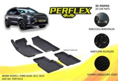PASPAS 3D X-MAT HAVUZLU FORD KUGA 13 SİYAH