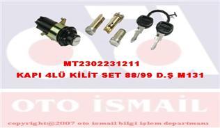 KAPI 4LÜ KİLİT SET 88/99 D.Ş M131